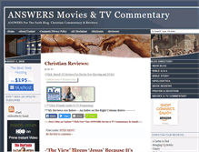 Tablet Screenshot of movies-tv.answersforthefaith.com